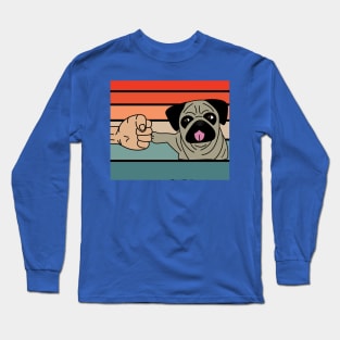 Best Retro Dog Owner Of All Time Long Sleeve T-Shirt